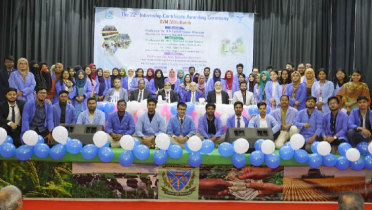 ইন্টার্নশিপ সনদ পেলেন বাকৃবির ৫৯তম ভেটেরিনারি ব্যাচের শিক্ষার্থীরা