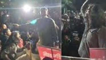 দাবি আদায়ে যমুনার সামনে অনড় অবস্থানে ইনকিলাব মঞ্চ