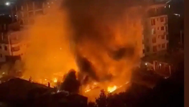 রাজধানীর তুরাগে বস্তিতে আগুন রাজধানীর তুরাগে বস্তিতে আগুন