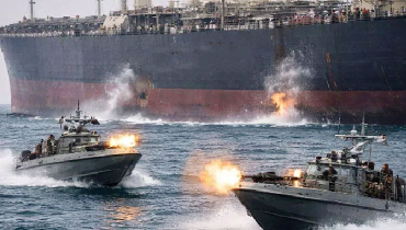 হরমুজে তিন জাহাজে হামলা চালিয়েছে ইরান