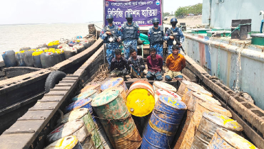 ৮ লাখ টাকার অবৈধ জ্বালানি জব্দ, আটক ৪