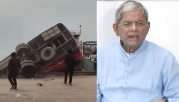 নদীতে যাত্রীবাহী বাস: বিএনপি মহাসচিবের শোক