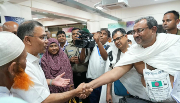 হজ ক্যাম্প পরিদর্শনে প্রধানমন্ত্রী