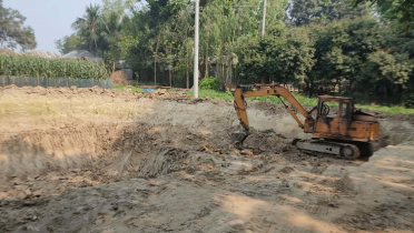 ধুনটে অবৈধ মাটি ব্যবসায়ীদের দাপট