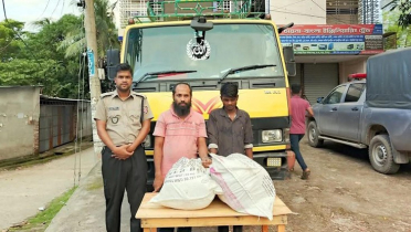 ২৬ কেজি গাঁজা-ট্রাকসহ আটক দুই