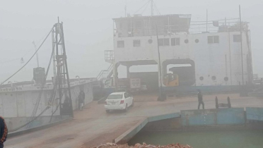 পাটুরিয়া-দৌলতদিয়া রুটে ফেরি চলাচল বন্ধ