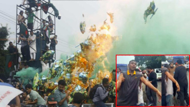 মানিক মিয়া অ্যাভিনিউয়ে গ্যাস বেলুন বিস্ফোরণ, আহত ১০