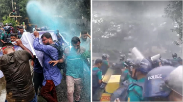 চাকরিচ্যুত বিডিআর সদস্যদের বিক্ষোভে পুলিশের সাউন্ড গ্রেনেড নিক্ষেপ