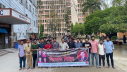 জুবায়েদ হত্যার প্রতিবাদে পবিপ্রবিতে বিক্ষোভ মিছিল