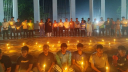 ১৬ জুলাই স্মরণে ইবি ছাত্রদলের মোমবাতি প্রজ্বলন 
