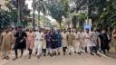 শিশু ধর্ষণের প্রতিবাদে জবি শিক্ষার্থীদের বিক্ষোভ