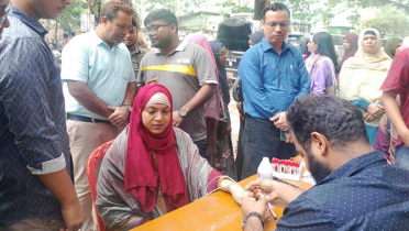 জবি ছাত্রদলের উদ্যেগে ওষুধ বিতরণ