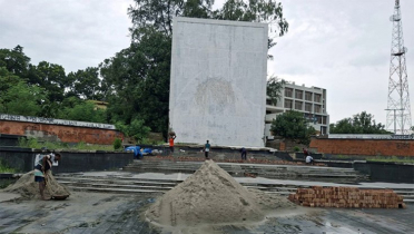 রাজশাহীতে নির্মিত হচ্ছে জুলাই শহীদ স্মৃতিস্তম্ভ
