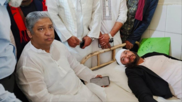 কাপাসিয়ায় বিএনপি-জামায়াত সংঘর্ষে আহতদের পাশে রিয়াজ