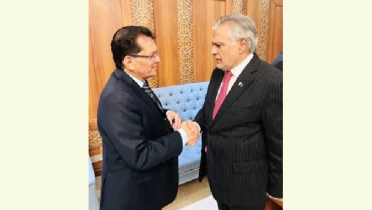 পাকিস্তানের পররাষ্ট্রমন্ত্রীর সঙ্গে ড. খলিলুর রহমানের বৈঠক