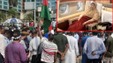 খালেদা জিয়াকে স্বাগত জানাতে পথে পথে জনতার ঢল