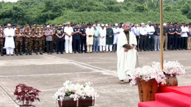 নিহত পাইলট তৌকিরের জানাজা সম্পন্ন