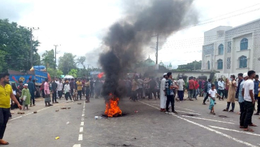 ওসির অপসারণের দাবিতে বৈষম্যবিরোধীদের মহাসড়ক অবরোধ 