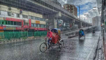 রাজধানীতে দুপুরের মধ্যে বজ্রসহ বৃষ্টির আভাস