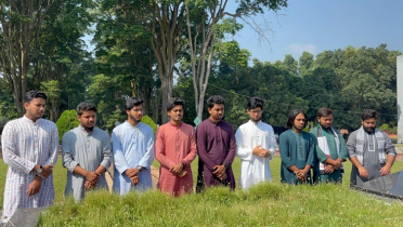 শহীদ শামসুজ্জোহার কবর জিয়ারতের মাধ্যমে রাকসুর কার্যক্রম শুরু