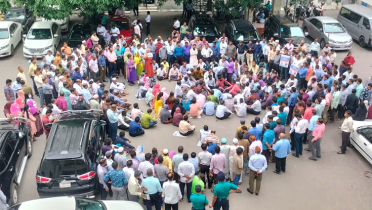 অধ্যাদেশ বাতিলের দাবিতে সচিবালয়ে আজও বিক্ষোভ