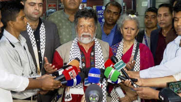 ফিলিস্তিন মুক্ত না হওয়া পর্যন্ত সংগ্রাম চলবে: দেশে ফিরে শহিদুল আলম