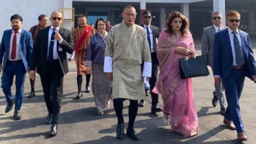 ভুটানের প্রধানমন্ত্রীকে বিদায় জানালেন পররাষ্ট্র প্রতিমন্ত্রী