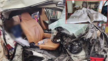 ট্রাক-অ্যাম্বুলেন্স সংঘর্ষে ভাই-বোনসহ নিহত ৩
