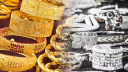 রেকর্ড বৃদ্ধির পর বিশ্ববাজারে কমলো স্বর্ণ-রুপার দাম