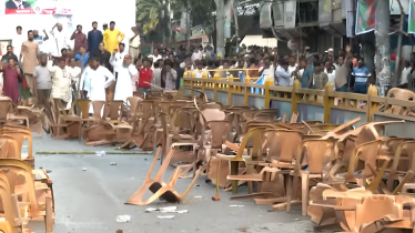 জাপার সমাবেশে সংঘর্ষ-ককটেল বিস্ফোরণ, পণ্ড কর্মীসভা