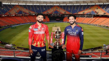 প্রথম শিরোপার জন্য রাতে মাঠে নামবে পাঞ্জাব-বেঙ্গালেরু