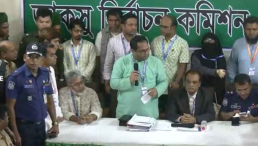 জাকসু নির্বাচনের ফল ঘোষণা চলছে