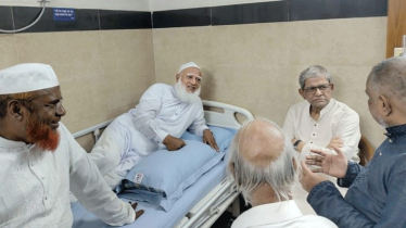 অসুস্থ জামায়াত আমীরের শয্যাপাশে মির্জা ফখরুল, ভাসছেন প্রশংসায় 
