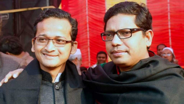 বিএনপির মঞ্চ ‘দখল’ করে গান গাইলেন পলকের ভগ্নিপতি