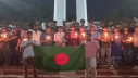 জাতীয় সঙ্গীত অবমাননার প্রতিবাদে সমবেত কণ্ঠে গাইলেন রাবি শিক্ষার্থীরা
