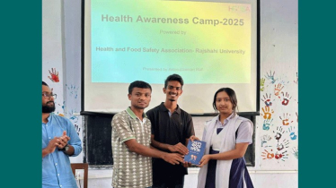 রাজশাহী বিশ্ববিদ্যালয় স্কুলে হেলথ অ্যায়ারনেস প্রোগ্রাম