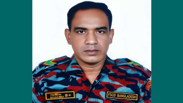 আগুন নেভাতে গিয়ে দগ্ধ ফায়ার ফাইটার শামীম আহমেদের মৃত্যু