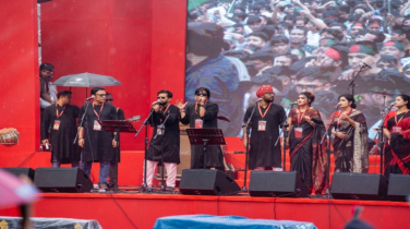 শ্রাবণঝরা দিনে গানে গানে ৩৬ জুলাই উদযাপন 