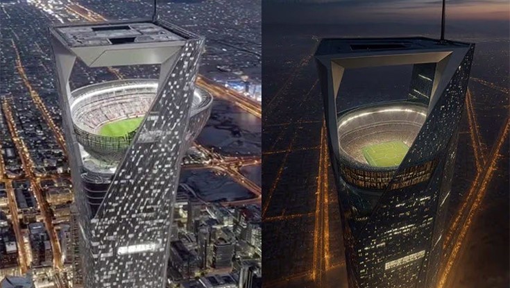 ১১৫০ ফুট উচ্চতায় স্টেডিয়াম নির্মাণের পরিকল্পনা সৌদির ১১৫০ ফুট উচ্চতায় স্টেডিয়াম নির্মাণের পরিকল্পনা সৌদির