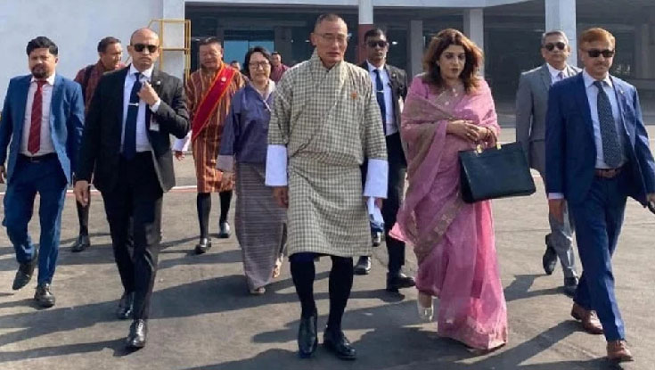 ভুটানের প্রধানমন্ত্রীকে বিদায় জানালেন পররাষ্ট্র প্রতিমন্ত্রী