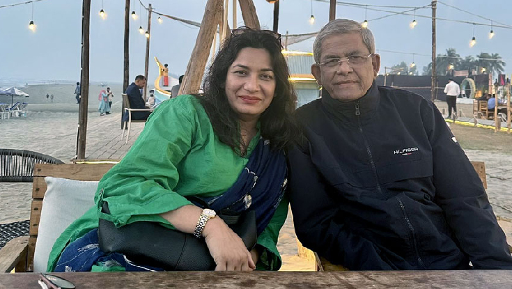 বাবার জন্মদিনে মির্জা ফখরুলকন্যার আবেগঘন পোস্ট