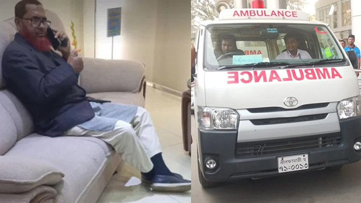 আটক ঠাকুরগাঁও জেলা জামায়াত আমীর হাসপাতালে 