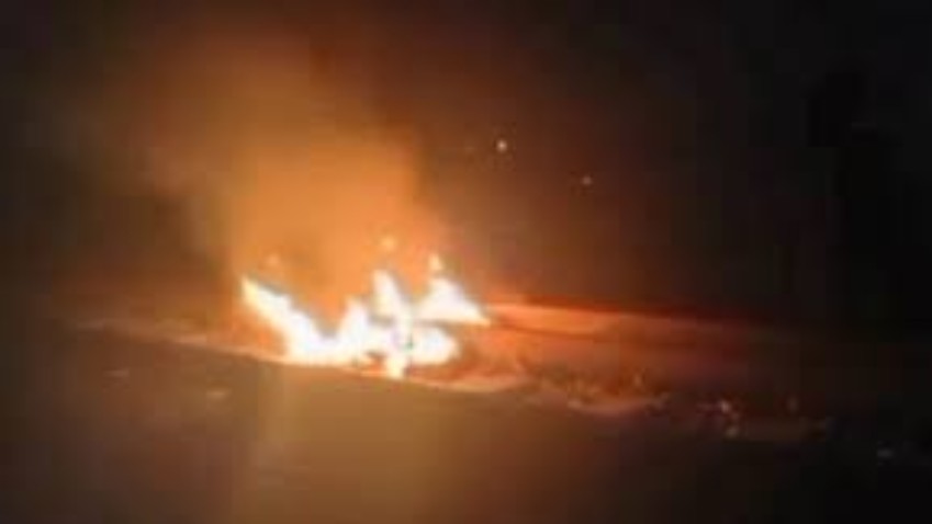 ব্রাহ্মণবাড়িয়ায় রেললাইনে আগুন