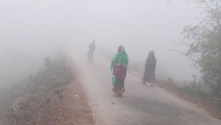 পঞ্চগড়ে টানা ২ দিন মৃদু শৈত্যপ্রবাহ, তাপমাত্রা ৯.৩ ডিগ্রিতে