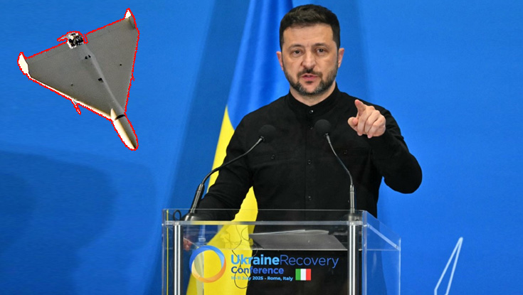 ইরানকে ড্রোন সরবরাহ করছে রাশিয়া, দাবি জেলেনস্কির