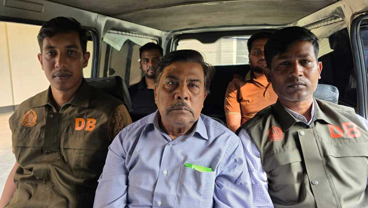 বগুড়ার সাবেক এমপি জিন্নাহ ঢাকায় গ্রেফতার