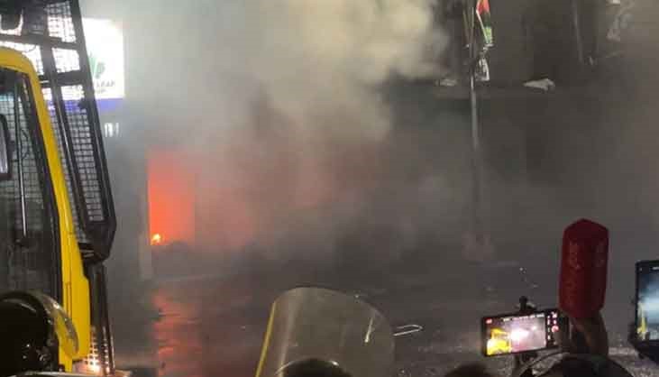 জাতীয় পার্টির কার্যালয়ে ফের ভাঙচুর-অগ্নিসংযোগ