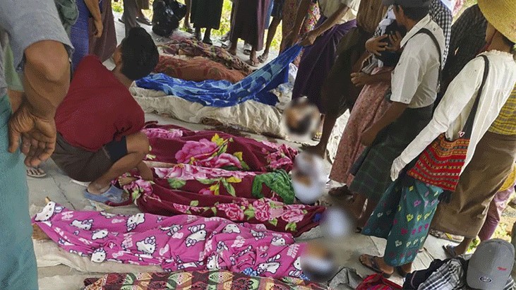 মিয়ানমারে সেনাবাহিনীর হামলায় ২০ শিশু নিহত মিয়ানমারে সেনাবাহিনীর হামলায় ২০ শিশু নিহত