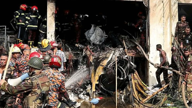 মাইলস্টোনে বিমান বিধ্বস্ত: নিহত বেড়ে ৩৩, হাসপাতালে ৫০ জন