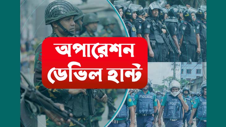 অপারেশন ডেভিল হান্টে গ্রেফতার ৯৫ অপারেশন ডেভিল হান্টে গ্রেফতার ৯৫